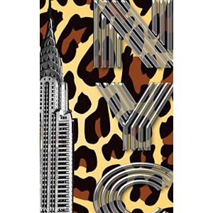 Michael Hhuhn - Iconic Chrysler Building New York City Leopard Drawing Writing Journal