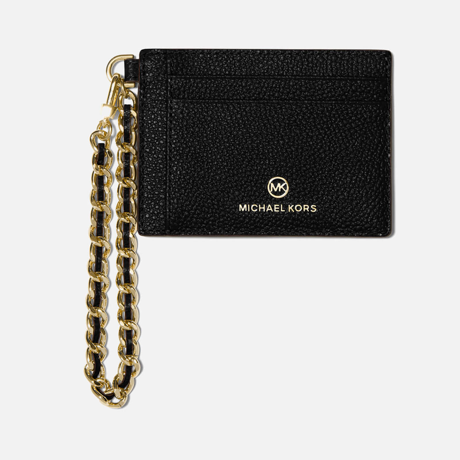 michael kors portemonnaie - small chain card holder - gr. unisize - in - fÃ¼r damen schwarz donna