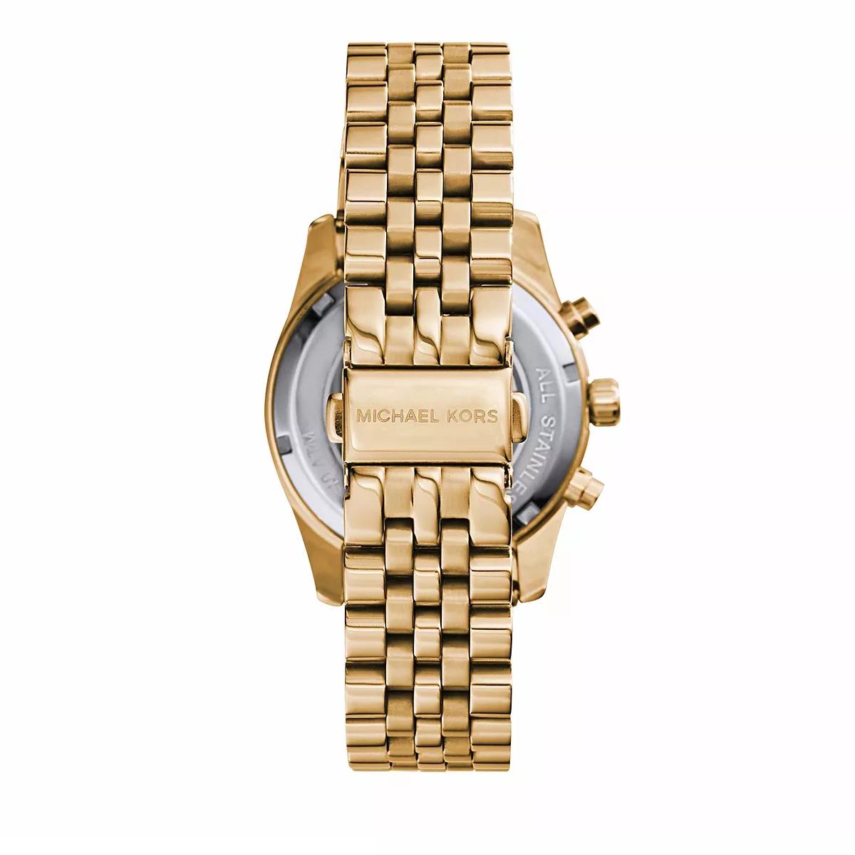 michael kors uhr - lexington chronograph stainless steel - gr. unisize - in - fÃ¼r damen gold donna