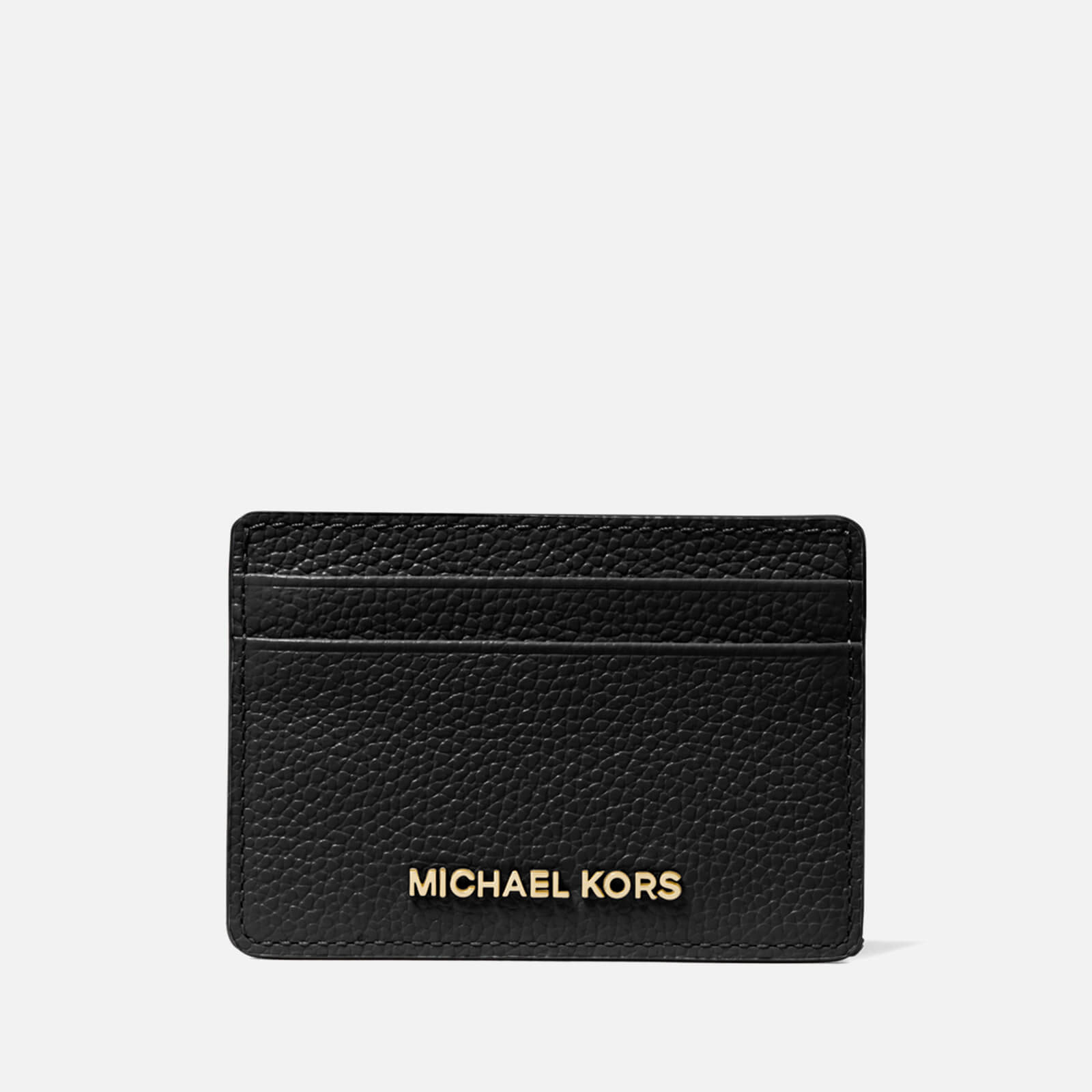 michael michael kors womens jet set card holder - black schwarz