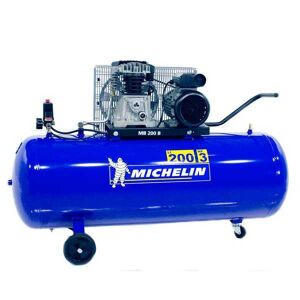 Michelin Mb 200 3b - Elektrischer Kompressor Mit Riemenantrieb - Motor 3ps -200lt