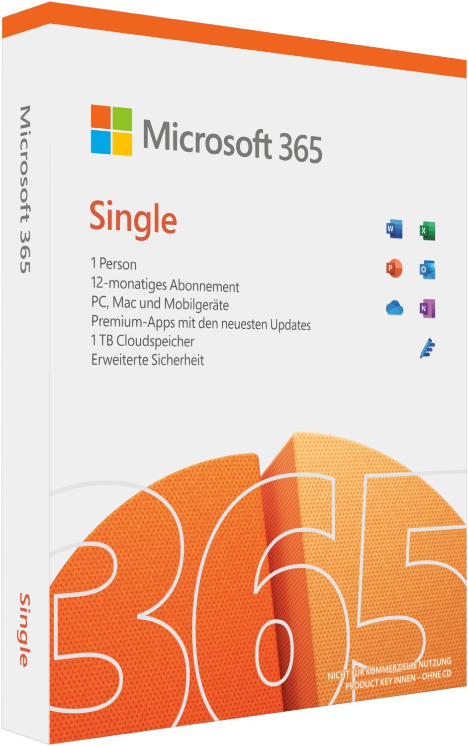 Microsoft Office 365 Single | 1 Jahr | Neu & Ovp | Dhl