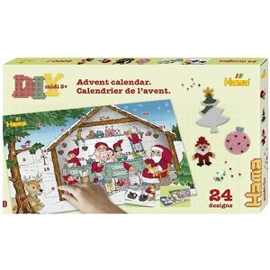 Midi Weihnachtskalender - 24 Diy-designs - Hama - One Size - Kalender