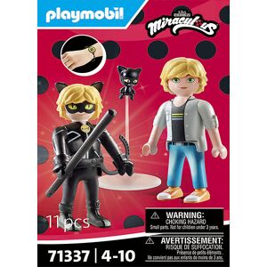 Miraculous - Adrien & Cat Noir - 11 Teile - 71337 - Playmobil - One Size - Spielzeugfiguren