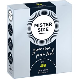 Mister Size Lust & Liebe Kondome Pure Feel 49 Mm - Größe S