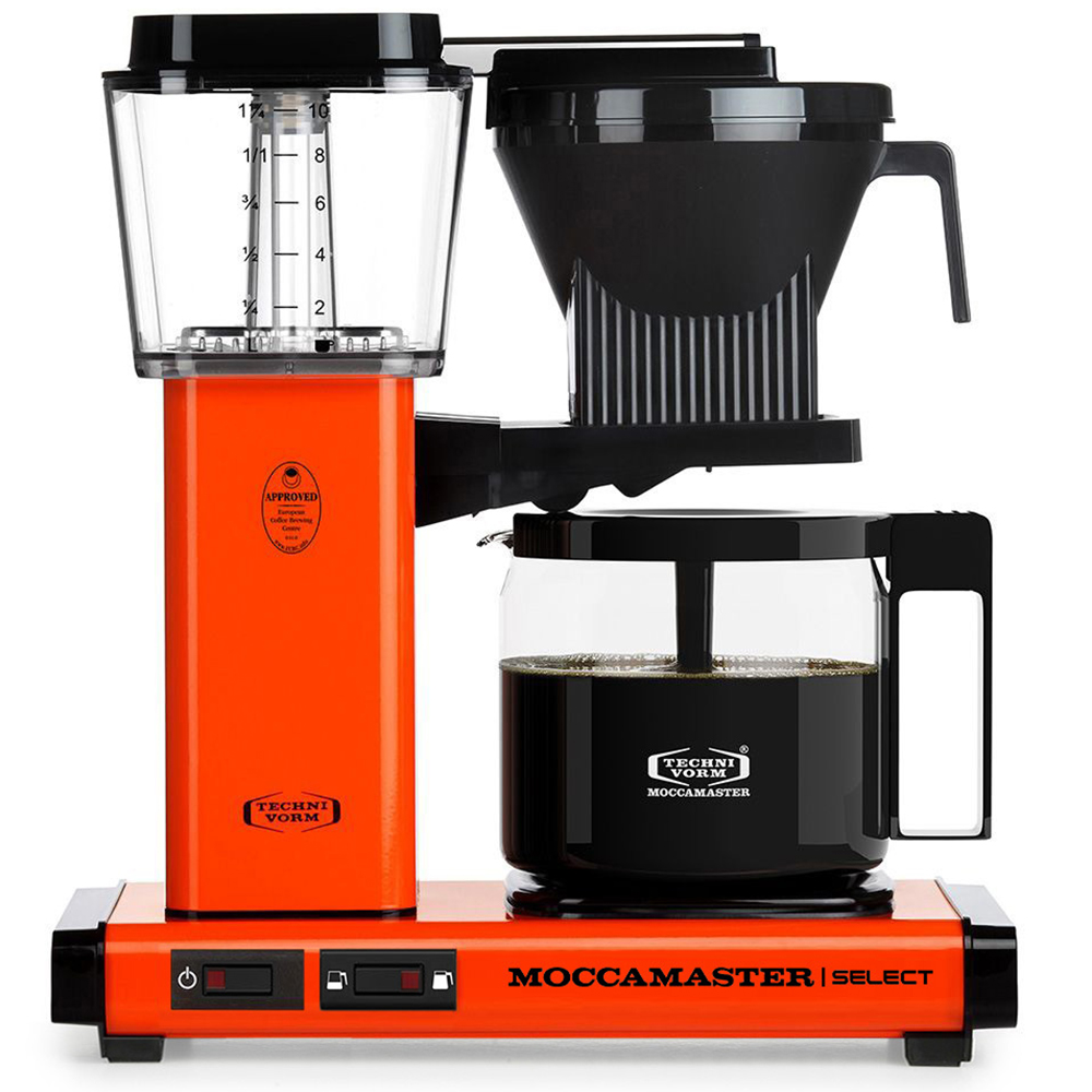 Moccamaster Kbg Select Kaffeemaschine Mit Glaskanne - Orange - 32 X 17 X 36 Cm - Kannengröße: 1,25 Liter