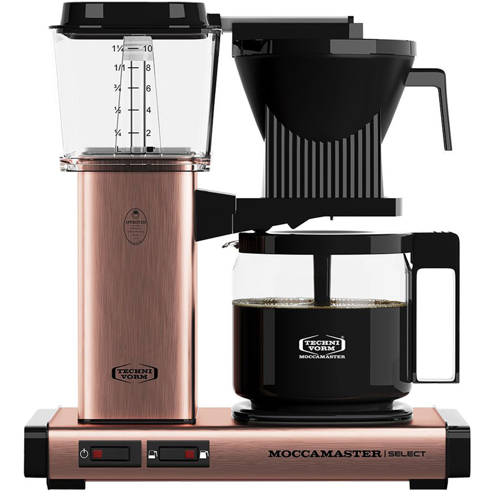 Moccamaster Kbg Select Kaffeemaschine Mit Glaskanne - Copper - 32 X 17 X 36 Cm - Kannengröße: 1,25 Liter
