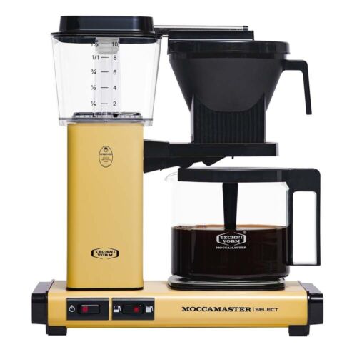 Moccamaster Kbg Select Kaffeemaschine Mit Glaskanne - Pastell Yellow - 32 X 17 X 36 Cm - Kannengröße: 1,25 Liter