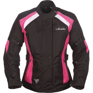 Modeka Janika Damen Motorrad Textiljacke - Schwarz Pink - 32 - Female