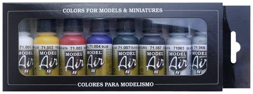 Model Air Set - Basic Farben (x8) - Acryl Modell Farbe Av Vallejo 71.174