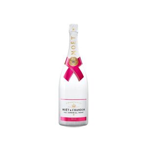 Moet Chandon Ice Imperial Rose Champagner 0,75l 12% Vol + 2 Glas Gläser Kupfer