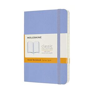 Moleskine - Moleskine Notizbuch Pocket/a6, Liniert, Weicher Einband, Hortensien Blau (carnet Classique Couv Souple)