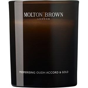 molton brown mesmerising oudh accord & gold three wick candle 600 g