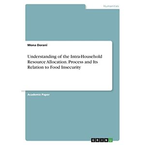 Mona Dorani - Understanding Of The Intra-household Resource Allocation. Process And Its Relation To Food Insecurity