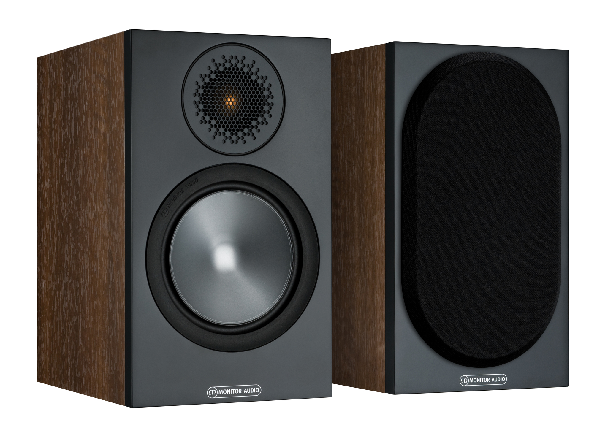 monitor audio bronze 50 /paar klein-/regallautsprecher walnuÃŸ