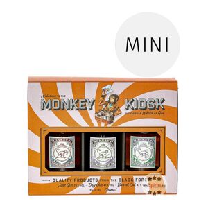 Monkey 47 Gin 3er Kiosk Minis Geschenkbox 3 Sorten Alkohol Fläschchen 3 X 50 Ml