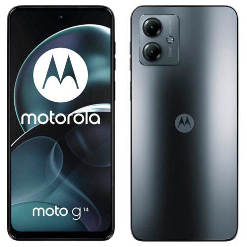 Motorola Moto G14 128gb Grau Bt Nfc Wlan 4g Gps Android Smartphone 50mp 6,5