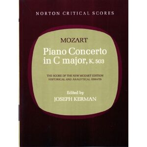 Mozart, Wolfgang Amadeus - Gebraucht Piano Concerto In C Major, K. 503 (norton Critical Scores, Band 0) - Preis Vom 14.05.2024 04:49:28 H