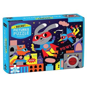 Mudpuppy Puzzlespiel - 42 Teile M. Geheimnisse - Superheld - Mudpuppy - One Size - Puzzlespiele