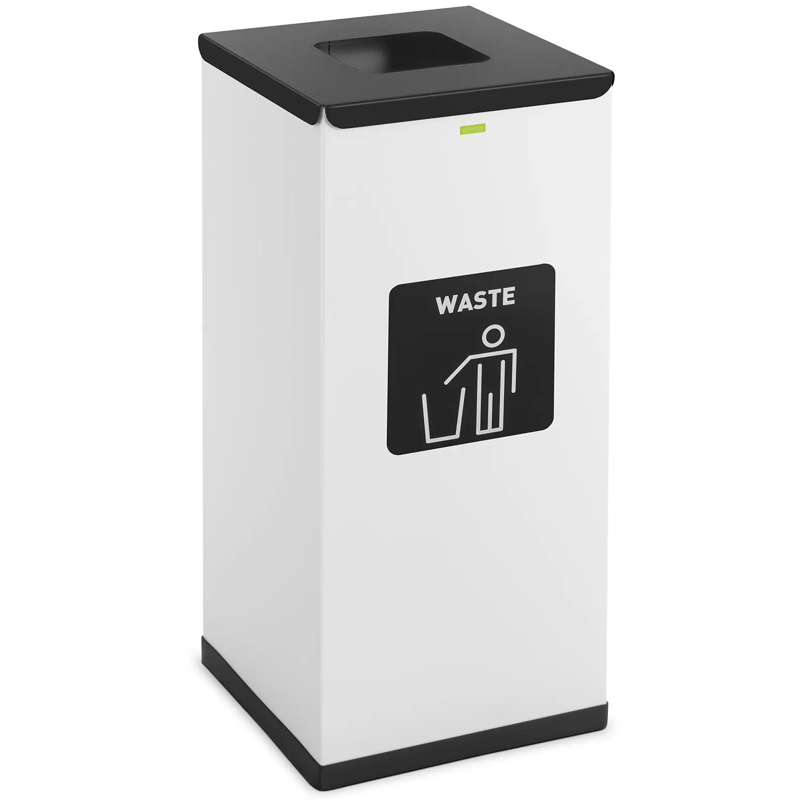 Mülleimer Abfalleimer Küche Mülltrenner Deckel Bio Label 60 Liter Recycling
