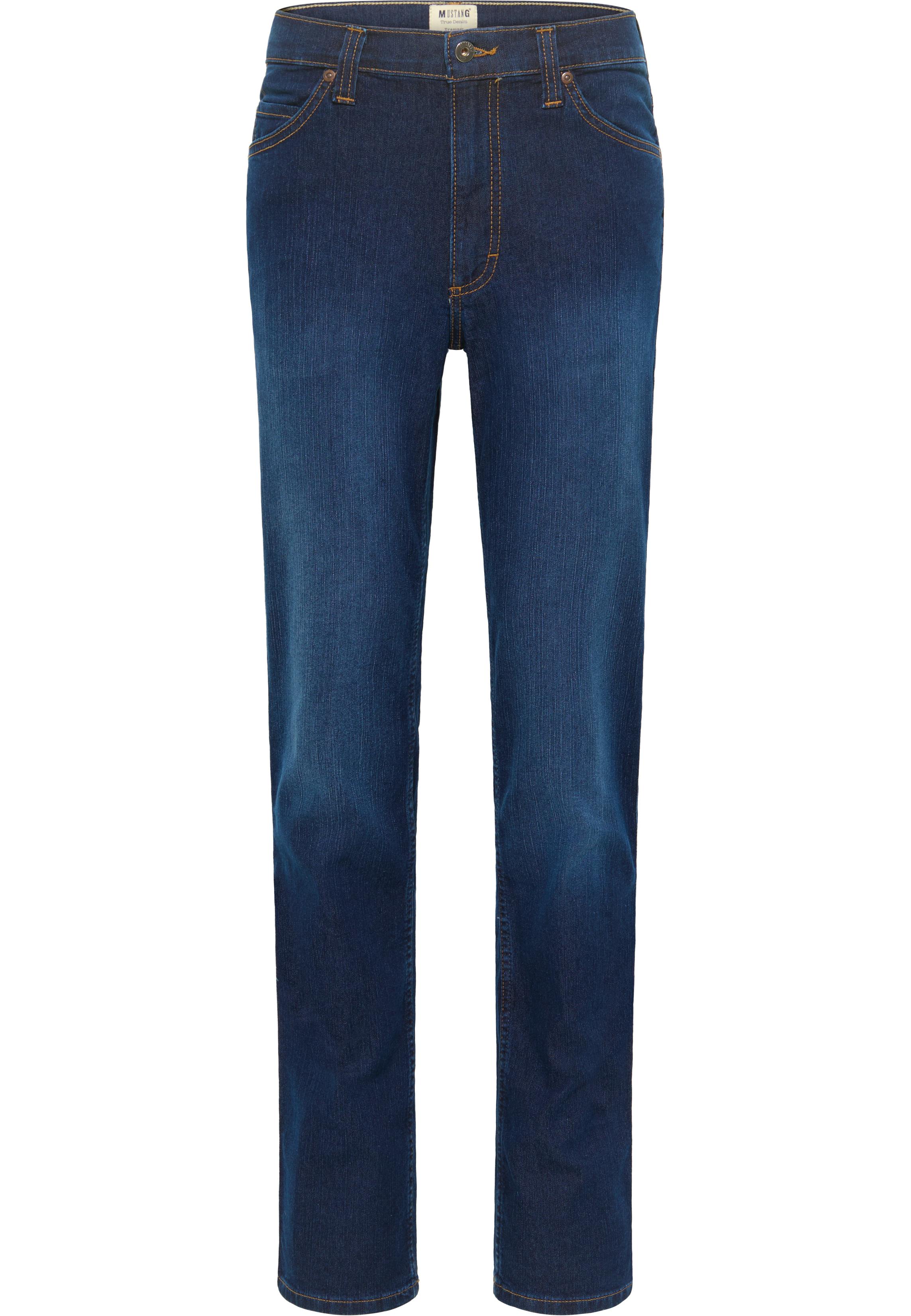 mustang jeans tramper straight leg extra lang blue wash uomo