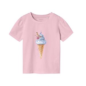 Name It - T-shirt Nmffae Icecream In Parfait Pink, Gr.110