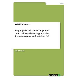 Nathalie Wittmann - Ausgangssituation Einer Eigenen Unternehmensberatung Und Das Sportmanagement Der Adidas Ag