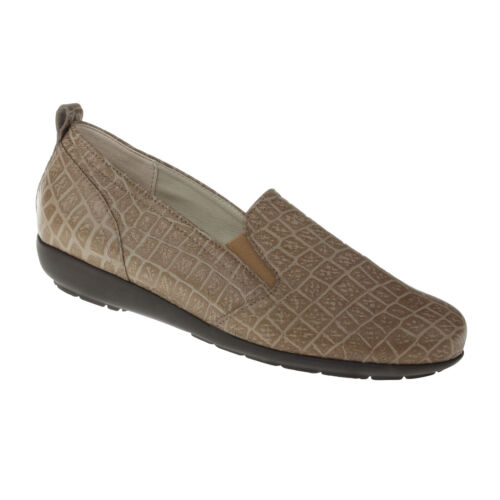 natural feet damenschuhe slipper clea farbe: braun donna