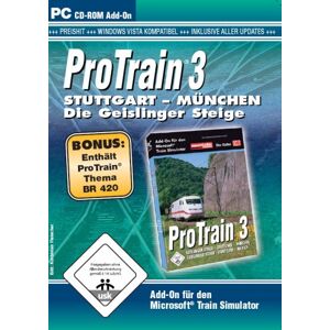 Nbg - Gebraucht Train Simulator - Protrain 3: Stuttgart - München - Die Geislinger Steige + Bonus [preishit] - Preis Vom 27.04.2024 04:56:19 H