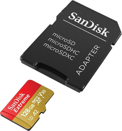 Neu: Sandisk 128gb Extreme Pro Micro Sd 160mb/s U3 V30 8k Speicherkarte & Adapter