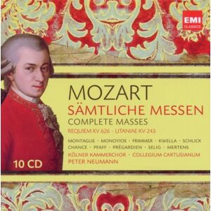 Neumann Uvm. - SÄmtliche Messen/requiem 10 Cd Chor Neu Wolfgang Amadeus Mozart