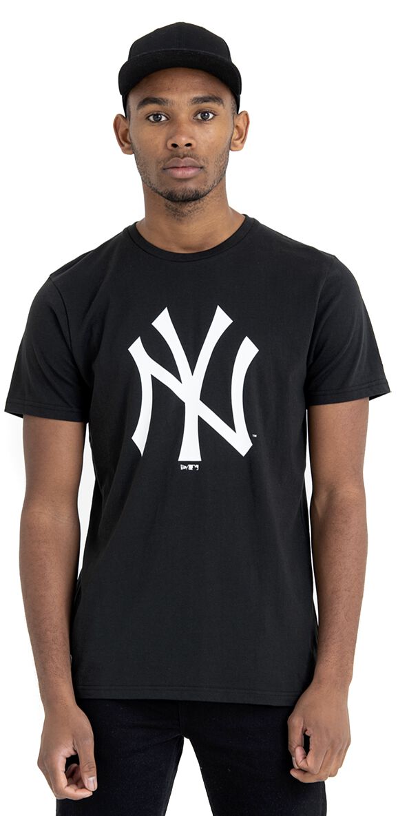 new era - mlb t-shirt - new york yankees - s bis 3xl - fÃ¼r mÃ¤nner - grÃ¶ÃŸe l - schwarz