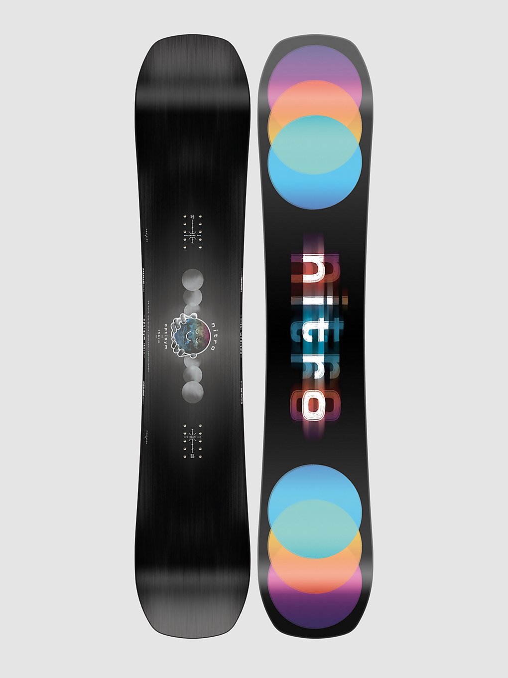 Nitro Snowboard Optisym Schwarz Herren 2024