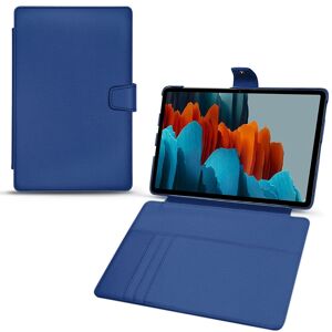 Noreve Lederschutzhülle Samsung Galaxy Tab S7+ Évolution Bleu Océan Pu