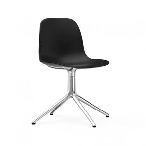 Normann Copenhagen Chair Swivel Bürostuhl - Black - Höhe 80 Cm X Ø 70,5 Cm - Sitzhöhe 44 Cm