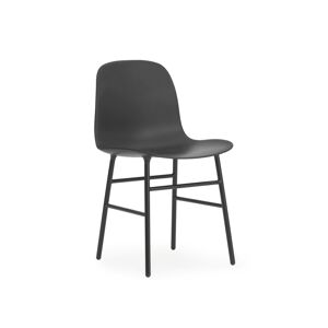 Normann Copenhagen - Form Stuhl, Gestell Stahl / Schwarz