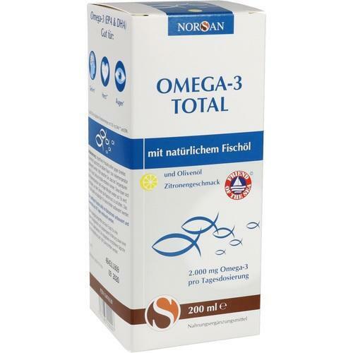 Norsan Omega-3 Total Zitronengeschmack, 200 Ml