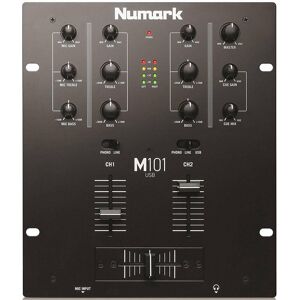 Numark M101 Usb Black - Mixer 2 Kanäle Mit Soundkarte Enthalten