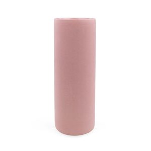 Nuuck - Lige Keramik Vase Ø 8,5 X H 23 Cm, Ochre Red