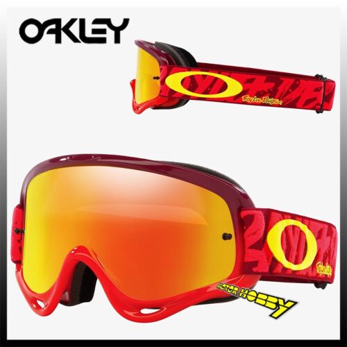 Oakley O Rahmen Tld Collection Motocross Mx Brille Lackiert Feuerrot Iridium Objektiv