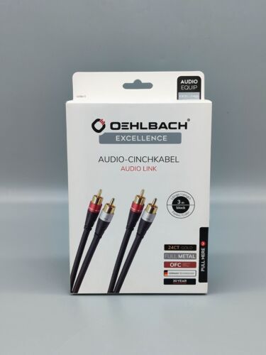 oehlbach select audio link cinch (3m) cinchkabel