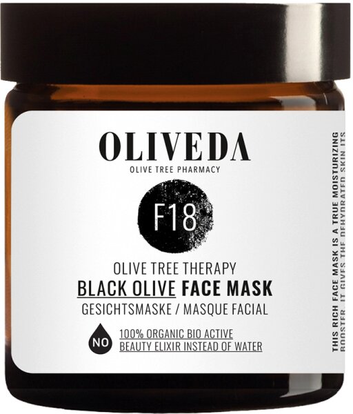 oliveda mask f18 rejuvenating black olive face mask 60 ml