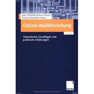 Online-marktforschung | Axel Theobald (u. A.) | Taschenbuch | Paperback | Ix