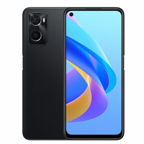 oppo a76 smartphone glowing black