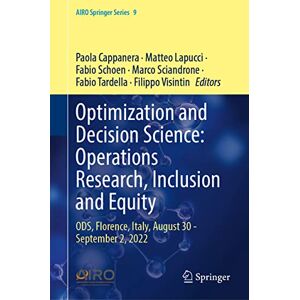 Optimierungs- Und Entscheidungswissenschaft: Operations Research, Inklusion Und Gerechtigkeit: