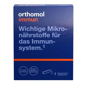 orthomol pharmazeutische vertriebs gmbh orthomol immun direktgranulat himbeer/menthol 7 tagesportionen