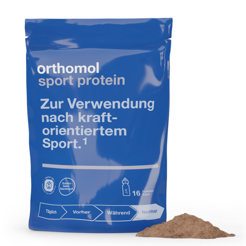 Orthomol Sport Protein Pulver Schoko 640 G