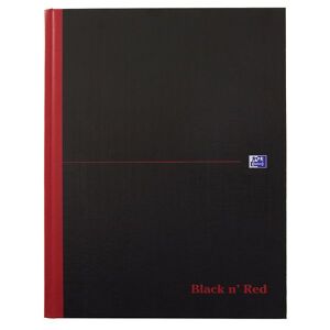 Oxford Black N Red Book Gebundes 400047607 a4 squared Hardcover With Ribbon Mark
