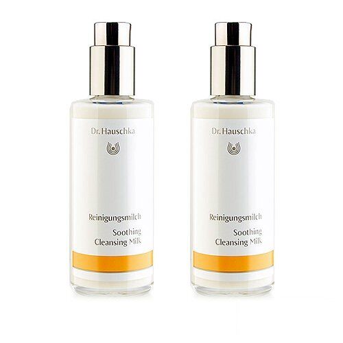 Pack Of 2 Dr. Hauschka Soothing Cleansing Milk 145ml Facial Wash Skincare#9304_2