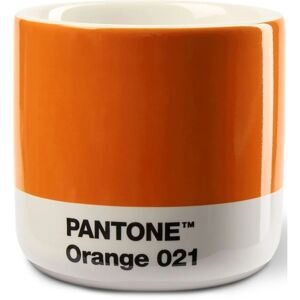 Pantone Porzellan Macchiato Becher - Orange 021 - 100 Ml - 6,2 X 6,2 X 6,3 Cm